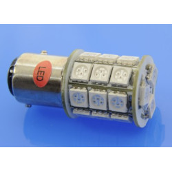 dioda_LED 1157/BAY15D 24 led 5050 czerwona 12V