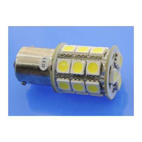 dioda_LED 1157/BAY15D 24 led 5050 biała 12V