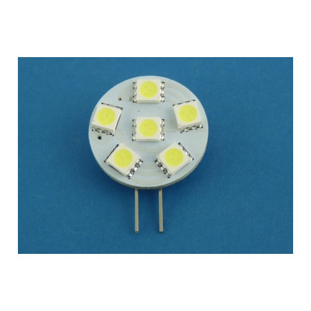 dioda_Led G4 Biała zimna 6SMD5050 AC12V