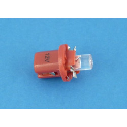 dioda  LED R-5 czerwona z cokołem 24V