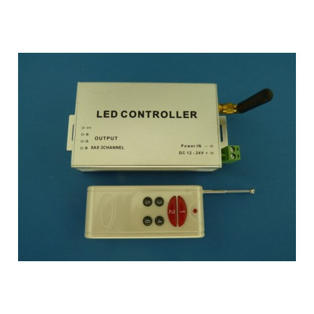 sterownik RGB z pilotem RF zdalnego sterowania 24A