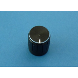 Gałka AL 15mm czarna