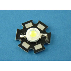 dioda led 3W z radiatorem biała