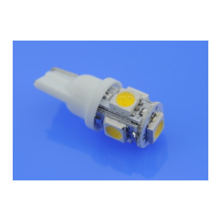 Led T10 5SMD 5050 12V Biała Ciepła wersja ekonom