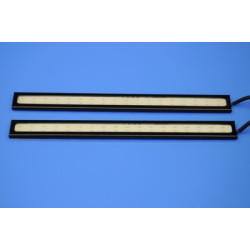 Lamp DRL L1 COB ŻÓŁTA 12-24V komplet