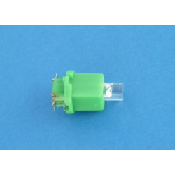 dioda  LED R-5 BAX7X12  EBSR Zielona  24V