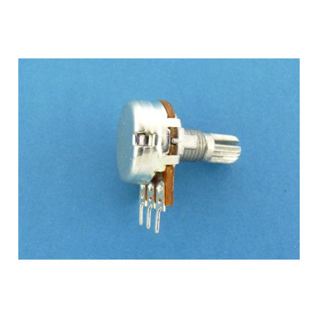 Potencjometr obrot zach_10kA logarytmiczny os 20mm