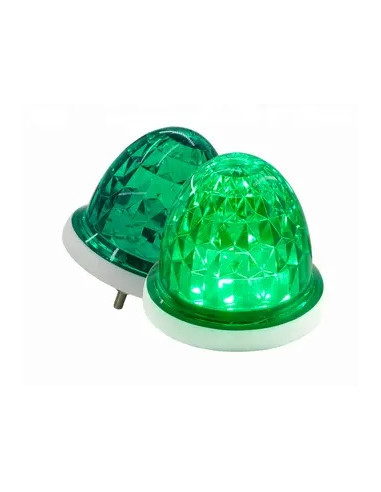 Lampa LED  KW -114 zielona 10-30V NV