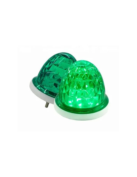 Lampa LED  KW114 zielona 10-30V NV