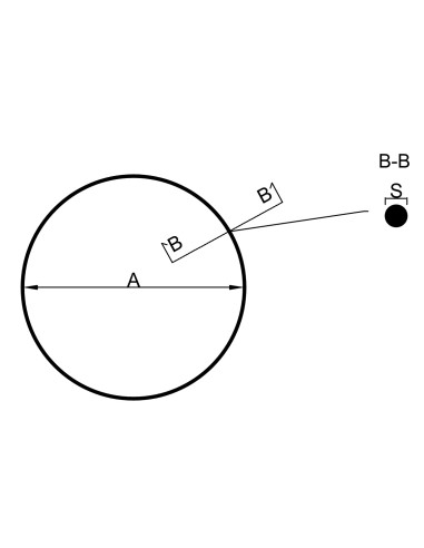 Pasek 85x2,5mm , przekrój okrągły