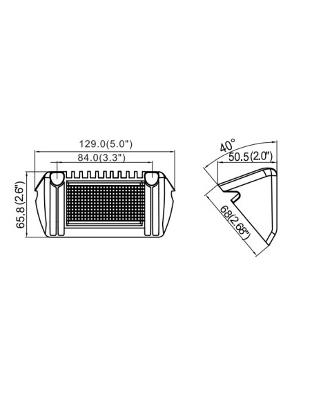 Lampa LED KW -288W-01