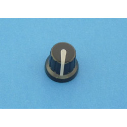 gałka fi 15 czarna na oś fi 6 szary wskaźnik 194Ł