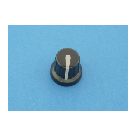 gałka fi 15 czarna na oś fi 6 szary wskaźnik 194Ł