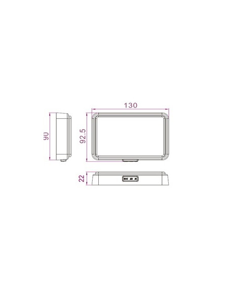 Lampa LED KW-270 Biała 12-28V