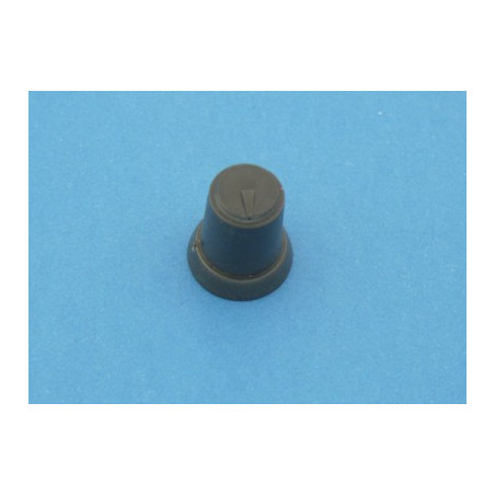 gałka na oś fi 6 czarna 194K