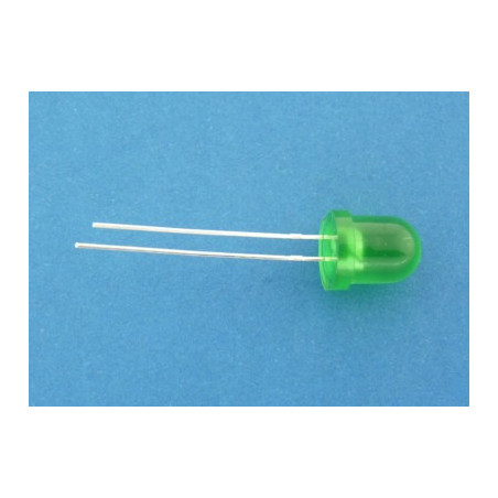 dioda fi 8 mm zielona