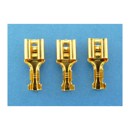 konektor 6,4x0,5 żeński op100szt