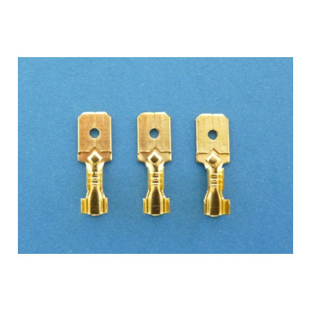 konektor 6,4x0,5 męski op100szt