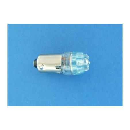 dioda  LED  BA9S 4 Niebieska