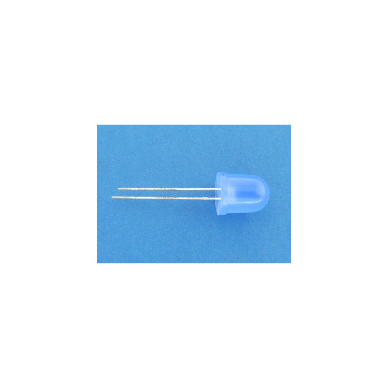 dioda fi 10mm niebieska dyfuzyjna