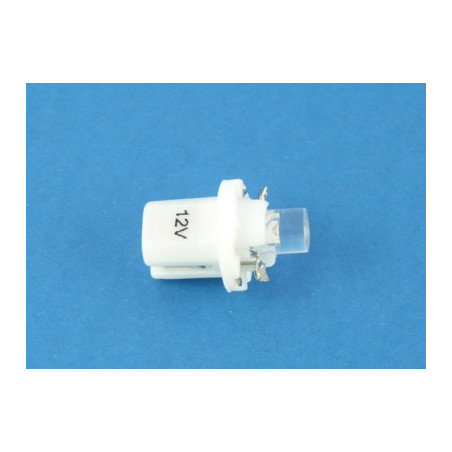 dioda  LED R-5 biała z cokołem 24V