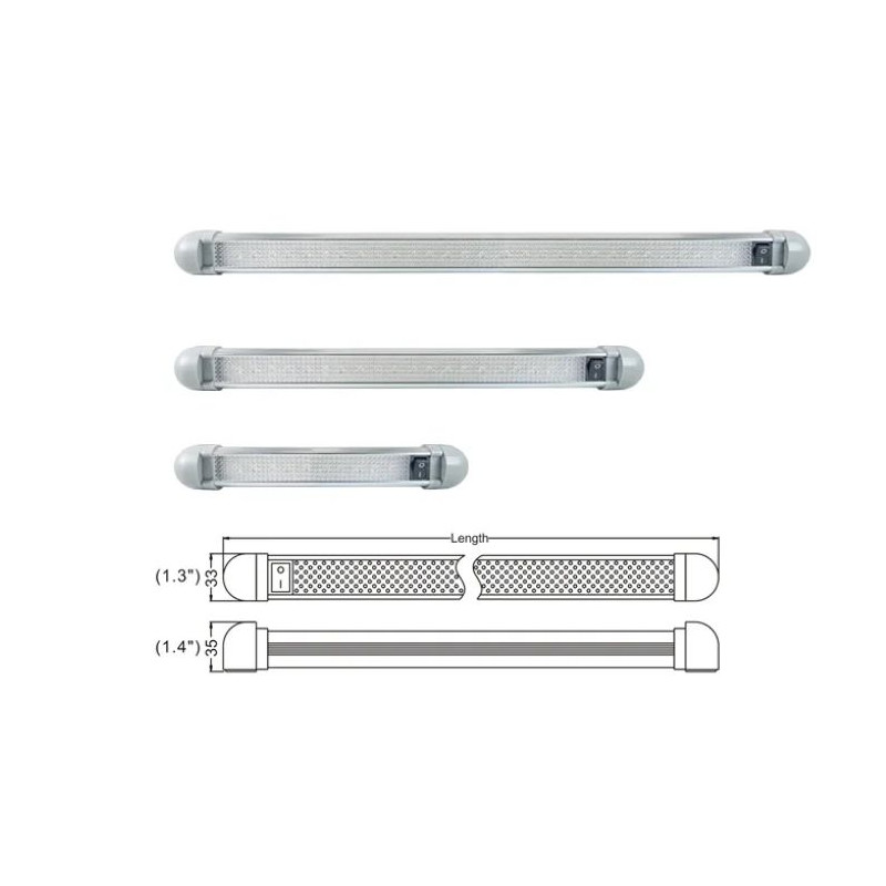 Lampa LED  KW -104-01 W 9 led biała 12-24V