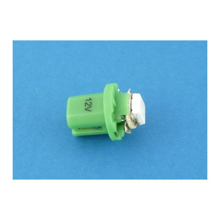 dioda  LED R-5__ B8.5 HP GREEN 12V