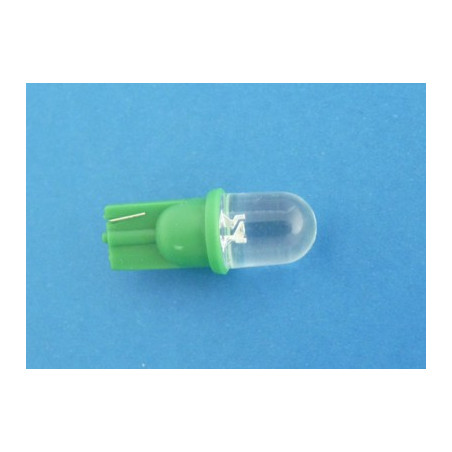 dioda  LED  R 10-zielona  przeźroczysta