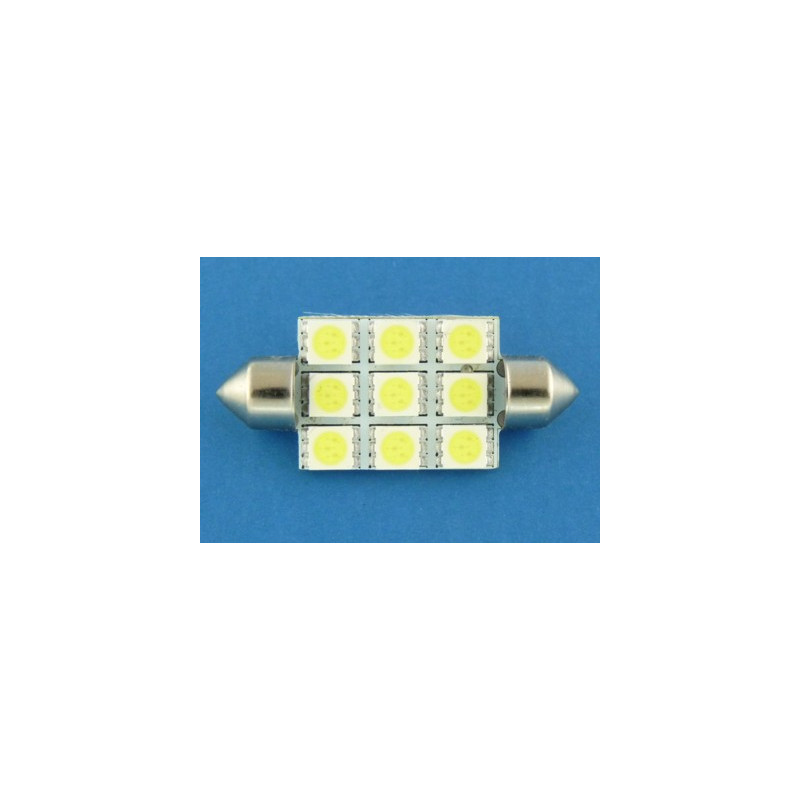 dioda_LED 10X42 BIAŁA 9 SMD led 5050