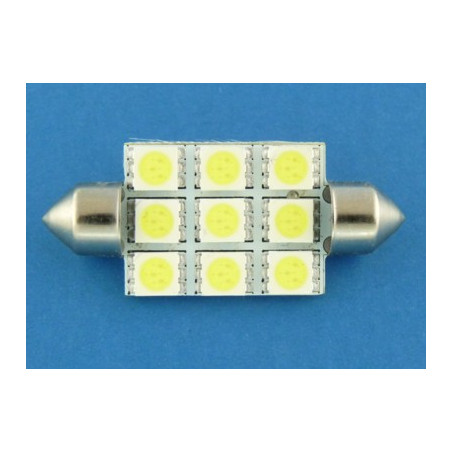 dioda_LED 10X42 BIAŁA 9 SMD led 5050