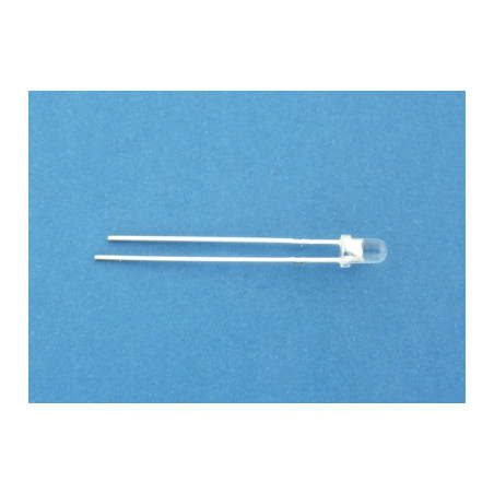 dioda fi 3mm biała super 12V