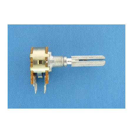 potencjometr stereo__2x100kA zach dł oś logarytmiczny