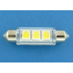 dioda_LED 10X42 BIAŁA CIEPŁA -3SMD 5050