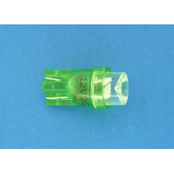 dioda  LED  R-10 zielona 24V